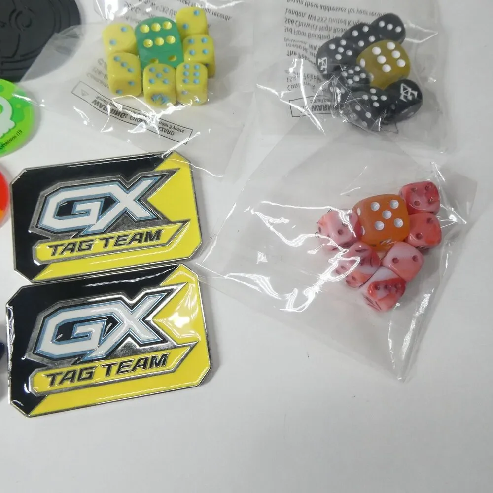 Pokemon TCG Dice Counters Markers GX Lot